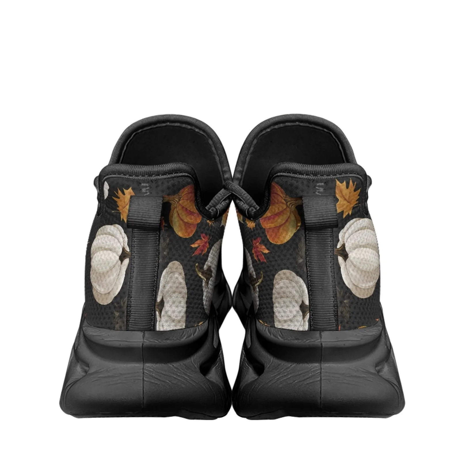 PENSTROLL PENSTROLL Casual Running Shoes Mesh & EVA Blade Shoes for Walking Men New Design Pumpkin Maple Leaf