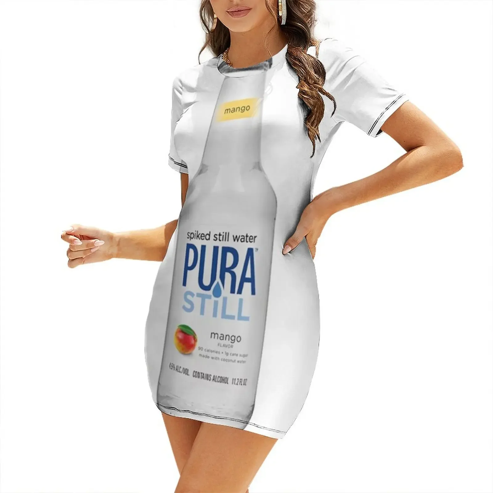 

Spiked Water Pura Still Mango Short-Sleeved Dress dresses for special events women's fashion dresses