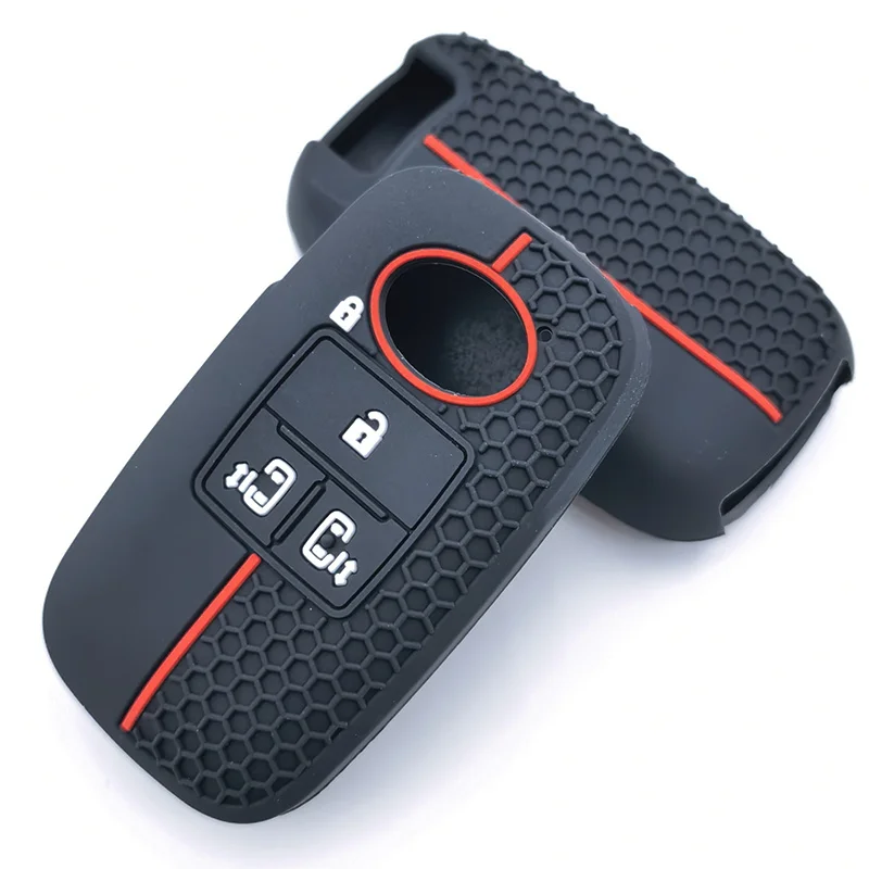 Neue Silikon Auto Fernbedienung Schlüssel Fall Schlüssel FOB Shell für Daihatsu Rocky für Toyota RAIZE 4 Tasten Fob Schlüssel Kette Zubehör