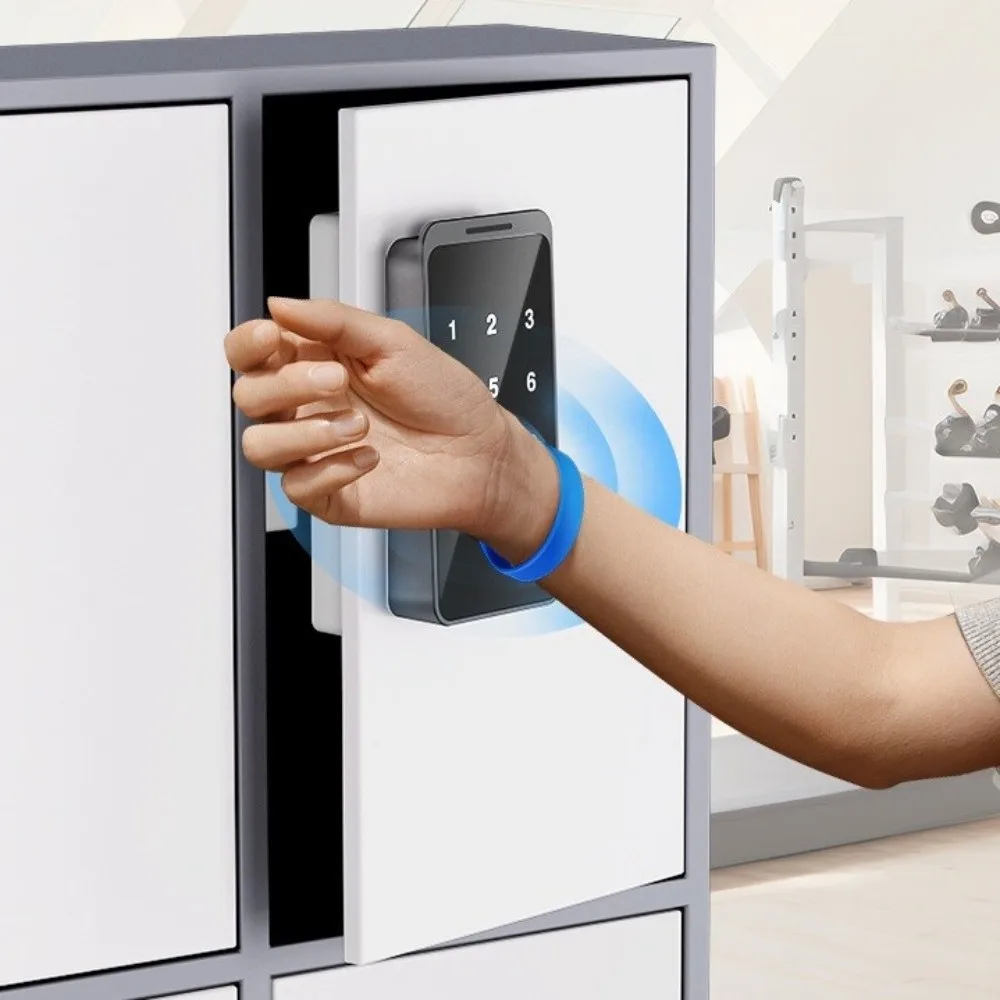 Plastic Smart Electric Lock Code Lock Induction Lock Electric Password Cabinet Lock Touch Keypad Smart Cabinet Drawer Lock Gym