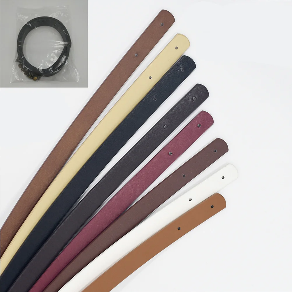 2 pezzi 60 cm di lunghezza PU borsa tote cintura stile rivetto cinturino di ricambio per donna comoda e resistente tracolla per borsa