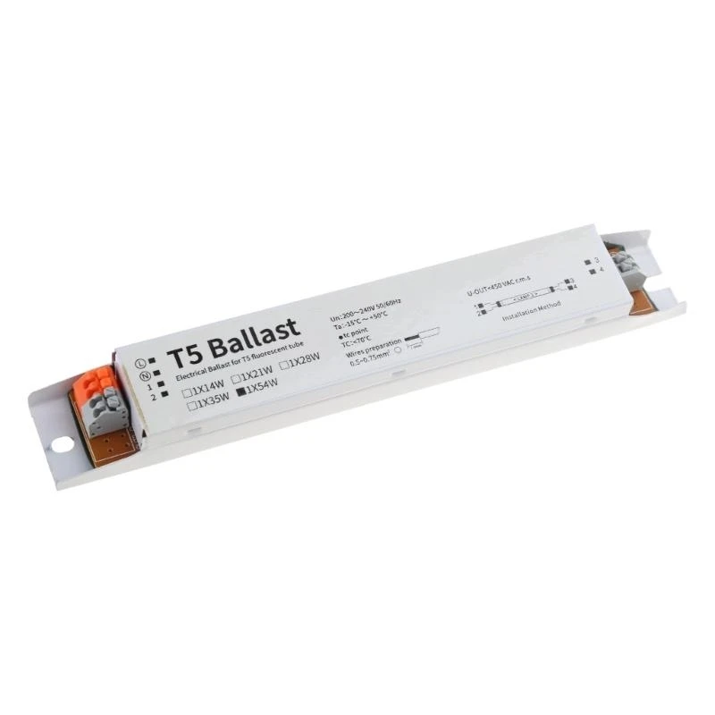 Upgraded 220-240V Wide Voltage T5 Electronic Ballast Fluorescent Lamp Ballasts Simple Installation for Factory Workshop