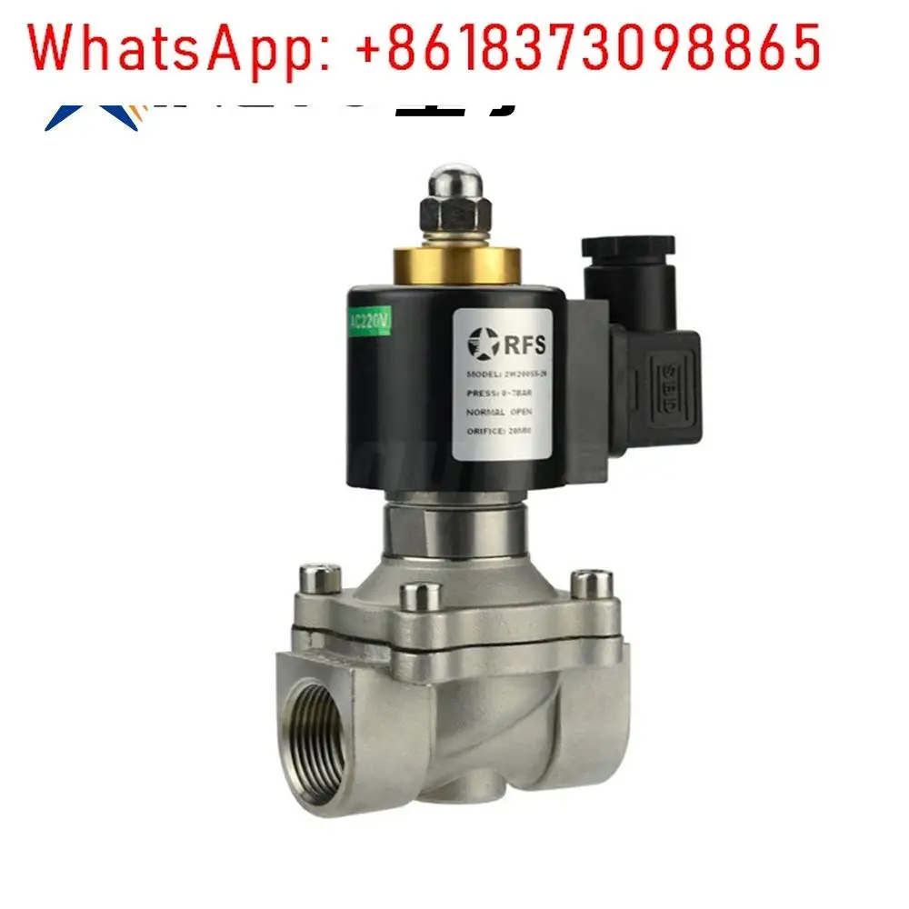 

2S350-35 2W two-position two-way solenoid valve (large diameter) air valve water valve, stainless steel solenoid valve