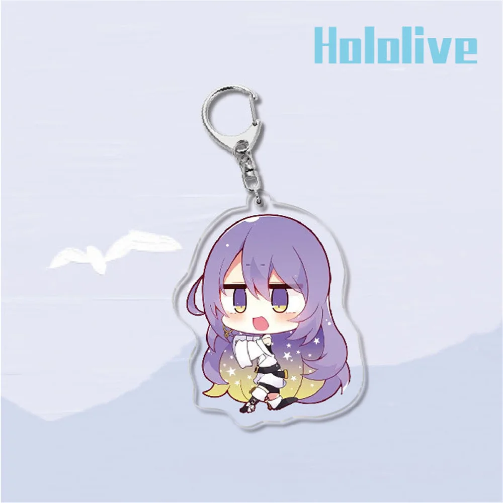 Japan Anime Hololive llavero dibujos animados figuras lindas llavero anillo ornamento Keyring bolsa encanto mujeres hombres Gift