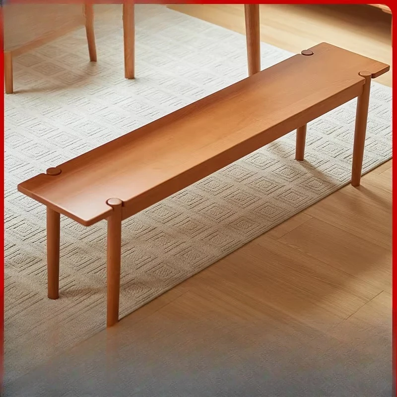 

Solid wood bench, modern simple household eating stool