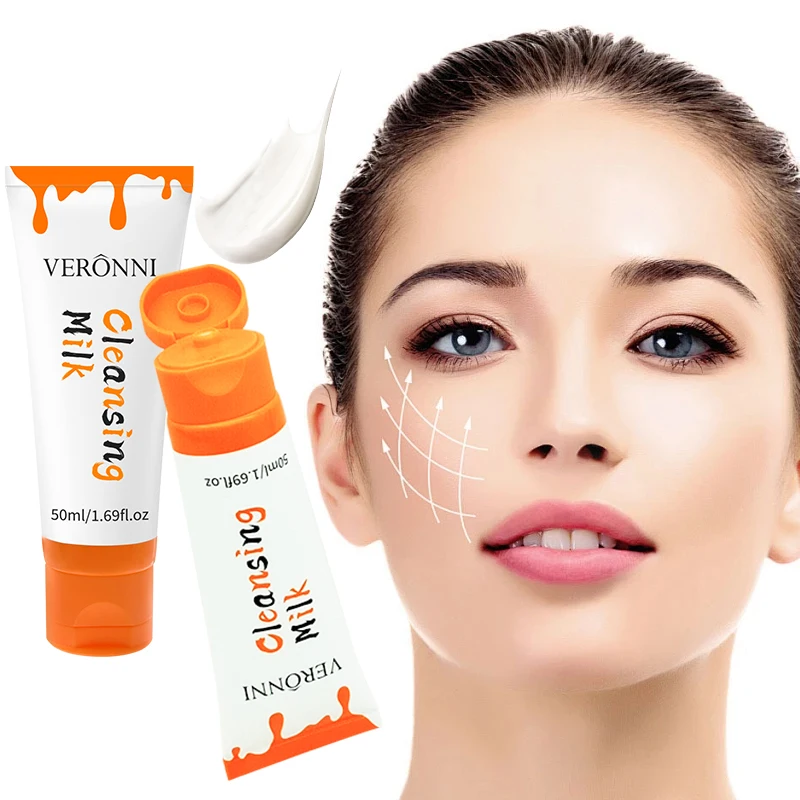 VERONNI Crema professionale per la rimozione della crema adesiva per la rimozione Gomma per trucco delicata non irritante Labbra per il viso profondo Strumento per il trucco pulito degli occhi