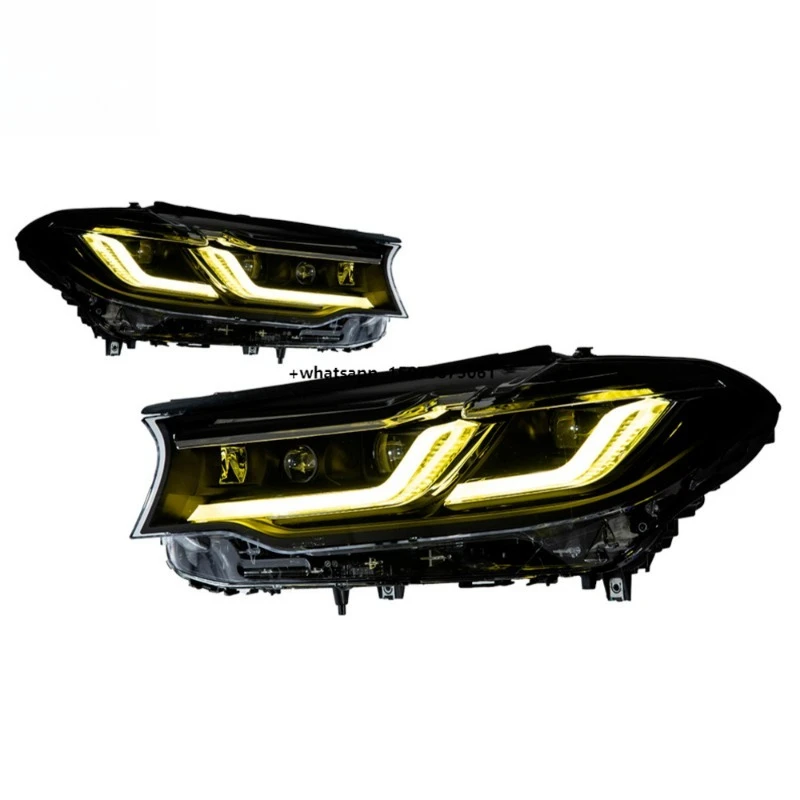 

Specially Designed for 18-20 G30 Dual Color Switchable Headlight Assembly Cross-Border LED Daytime Running Turn Signal Light