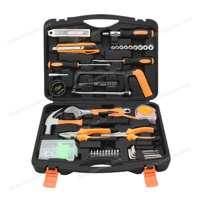 108-Piece Toolbox Set, Multi-Functional Hardware Kit for Home Repair & Maintenance tool chest
