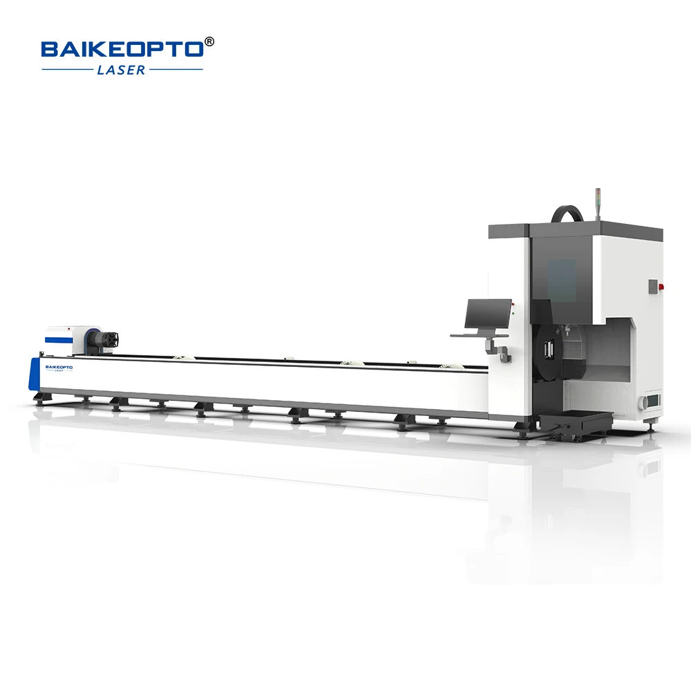 BK-TL6020C 3KW Metal Tubes CNC Fiber Laser Cutting Machine 3000W