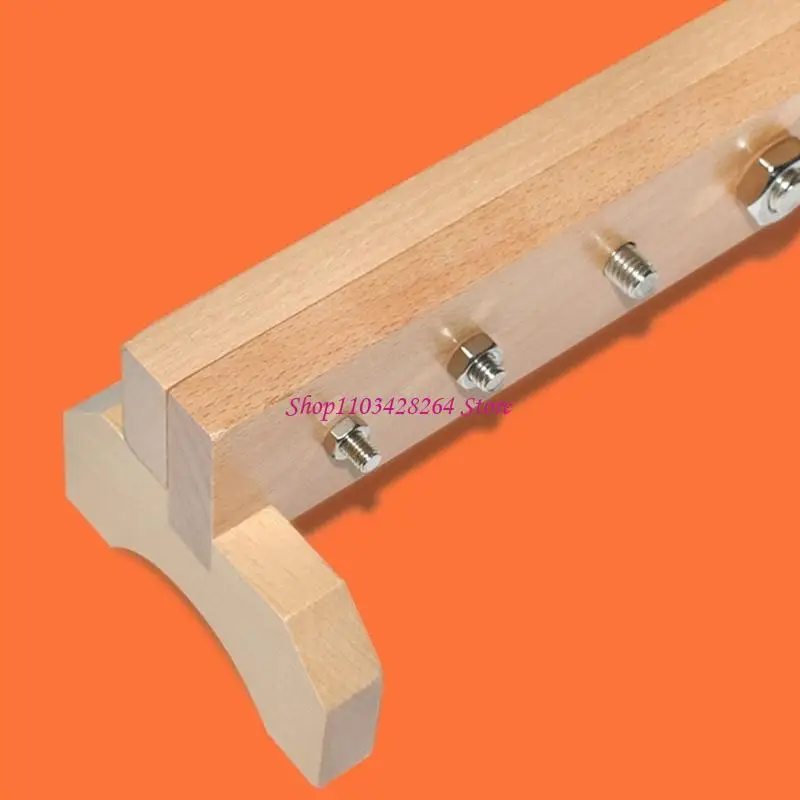 

Interactive Wooden Construction Toy With Metal Screws For Early Learning And Motor Skills