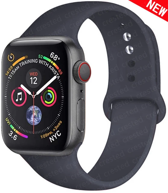 Silicone Strap For Apple Watch band 45mm 44mm 41mm 42mm 40mm 49mm 38mm correa bracelet iWatch series 9 8 5 4 3 8 6 SE 7 Ultra 2