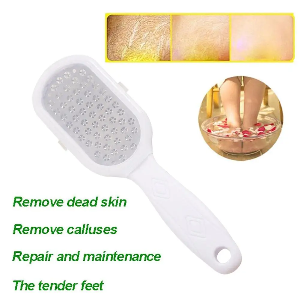 Exfoliërende Voet Scrubber Professionele Hiel Dode Huid Draagbare Gereedschappen Remover Voet Eelt Care Cleaner Q9V6