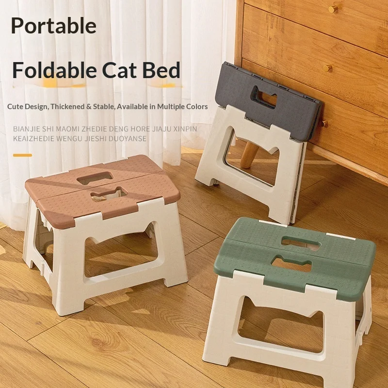 Portable Folding Plastic Mini Stool Lightweight Compact Seat for Traveling And Outdoor Activities