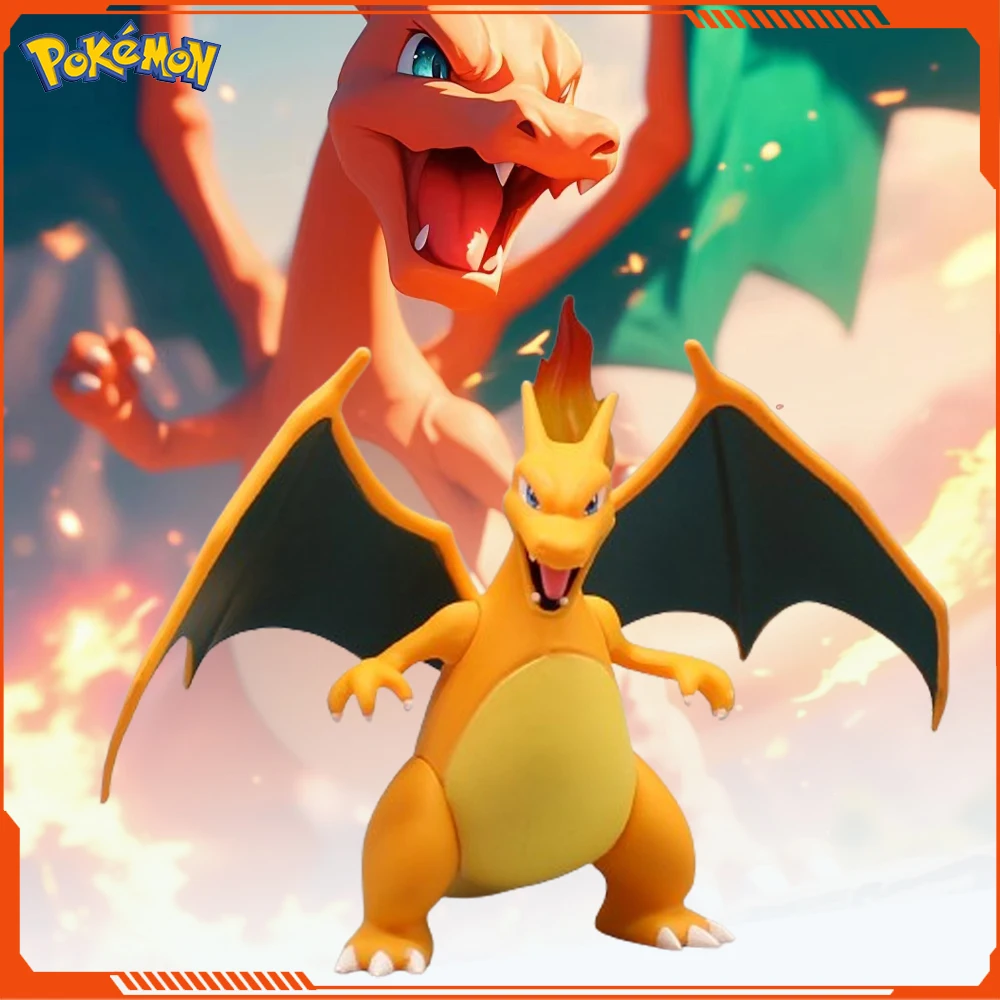 

Pokemon Charizard Anime Figure Dragonite Q Version 9cm Action Figurine Pvc Statue Model Doll Collection Decoration Toy Kid Gift