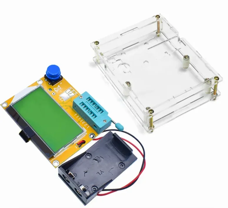 LCR-T4 ESR Meter Transistor Tester Diode Triode Capacitance Mos Mega328 Transistor Tester ESR SCR LCD display