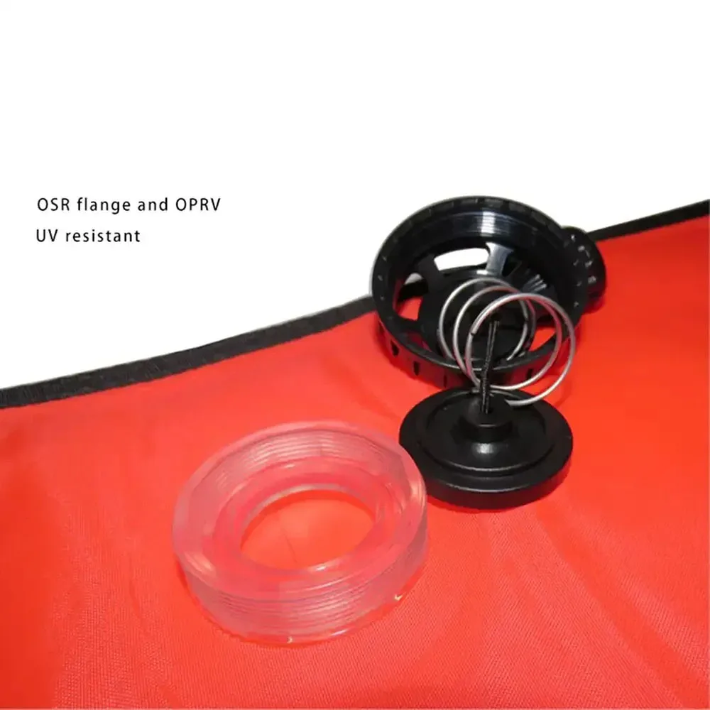 الغوص SMB سلامة السجق العوامة 210D النايلون السيارات ختم السطح العوامة الغوص وضوح عالية في الهواء الطلق نفخ إشارة الطوارئ #5