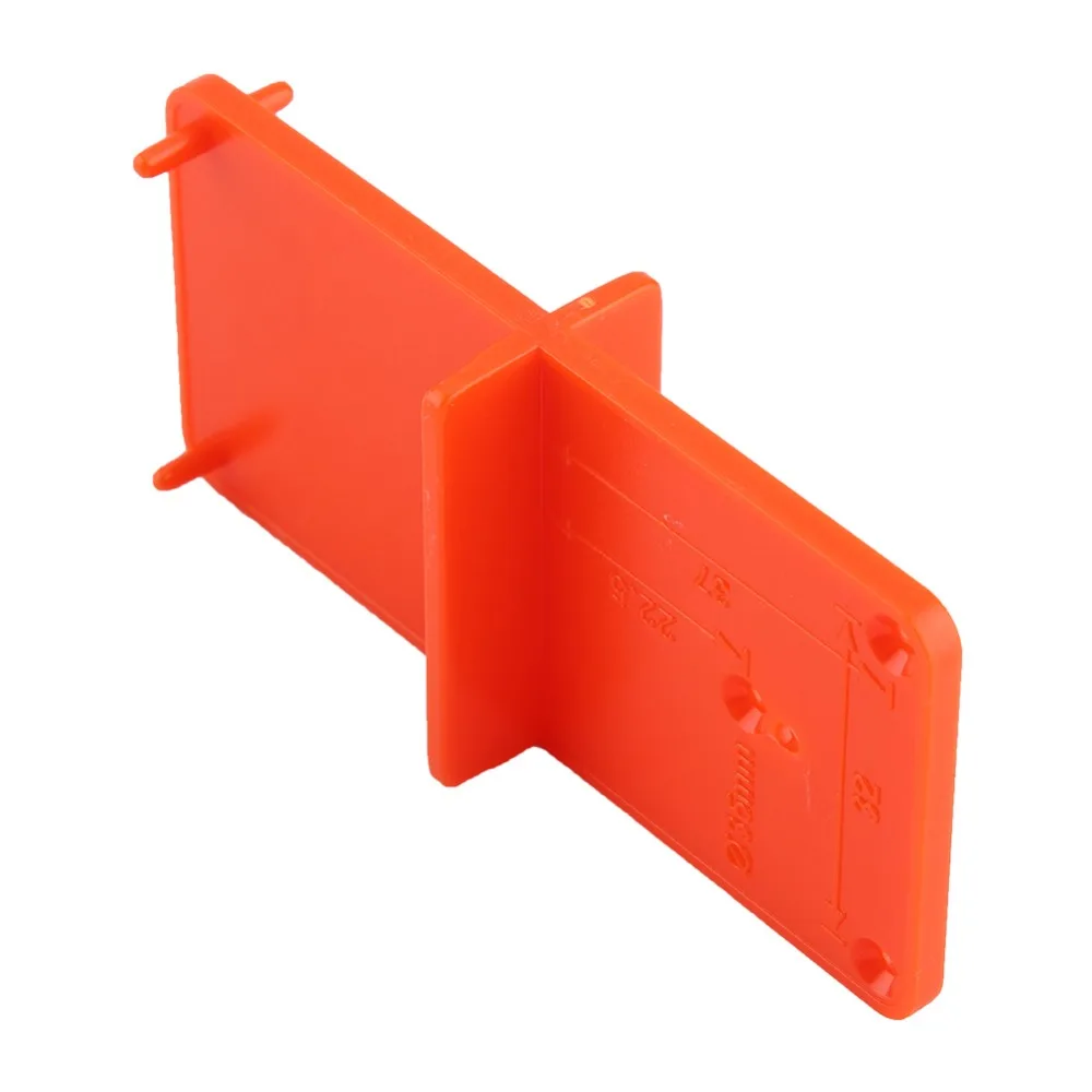 2pcs Compact Pocket Size Hinge Drill Jig Fast Installation Positioning Tool Hinge Hole Locator Drill Guide
