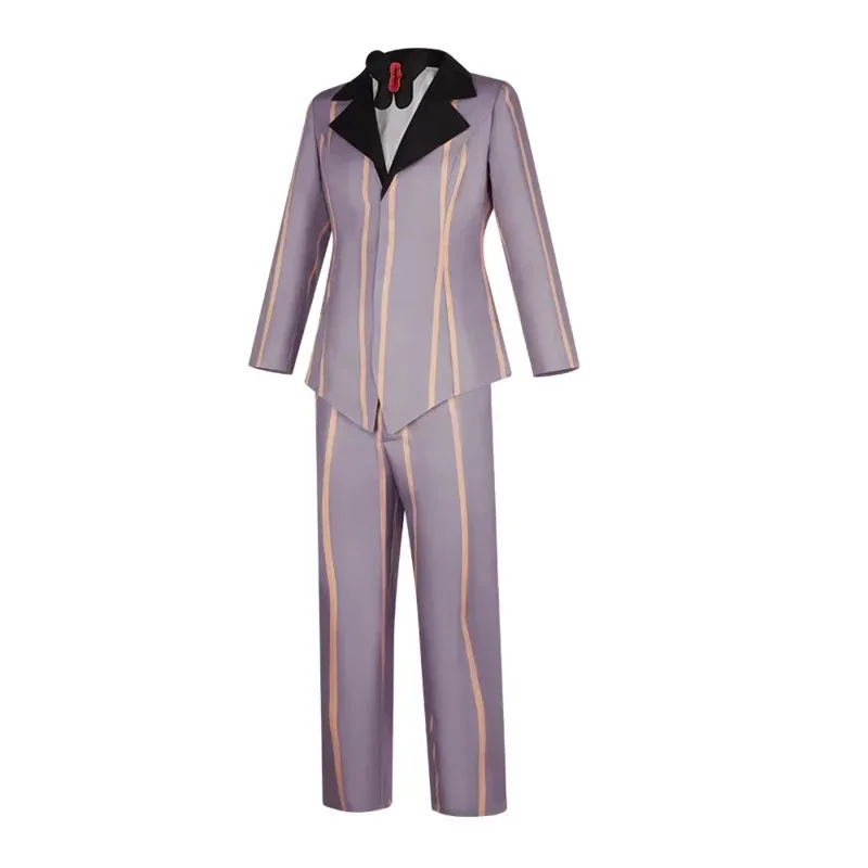 السير Pentious تأثيري أنيمي هازبين زي يتوهم الزي الكبار الرجال مخطط دعوى هالوين كرنفال عيد الميلاد التلفزيون الشيطان ازياء