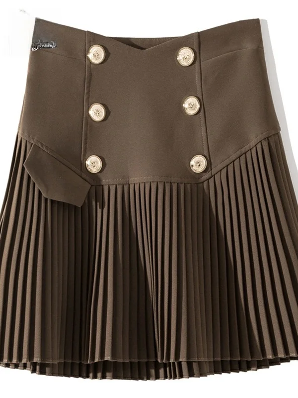 

Дизайнерская юбка А-силуэта: весенне-осенняя модная модель с высокой талией, облегающая, с вставками, средней длины, элегантная.