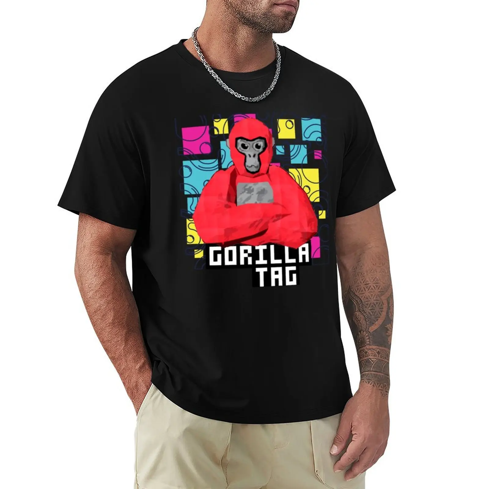 

Gorilla Tag cools red 4 T-Shirt custom t-shirts funny shirt cotton fitted t shirts for men