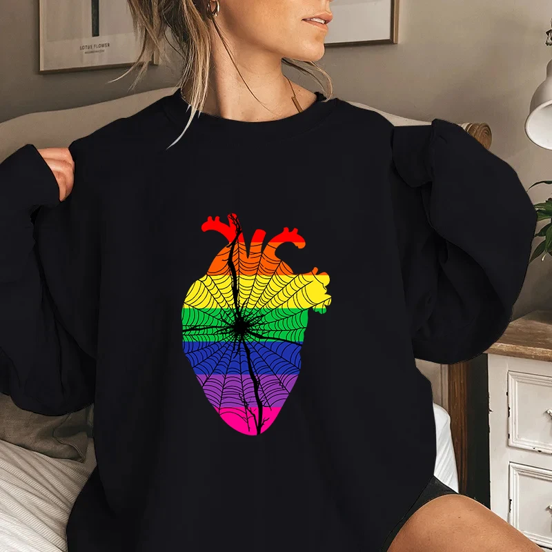 بلوفر نسائي لحفلات الهالوين، بلوزات كبيرة الحجم بأكمام طويلة، ملابس خريفية عصرية مع قلنسوة، ملابس شبح