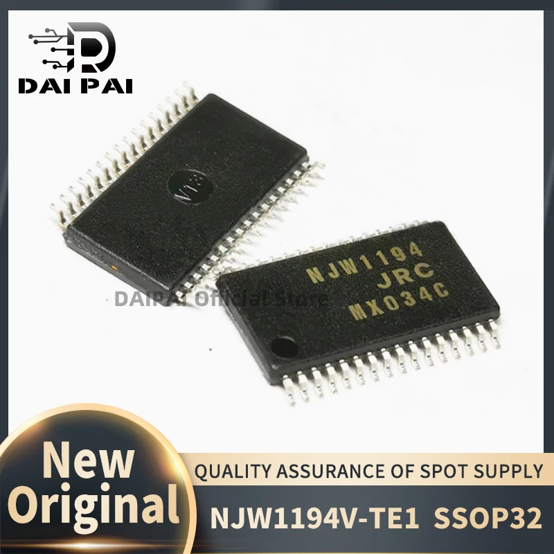 (5Pcs-10Pcs/Lot) 100% New original NJW1194 NJW1194V-TE1 NJW1194V SSOP-32 Audio Amplifiers Chipset