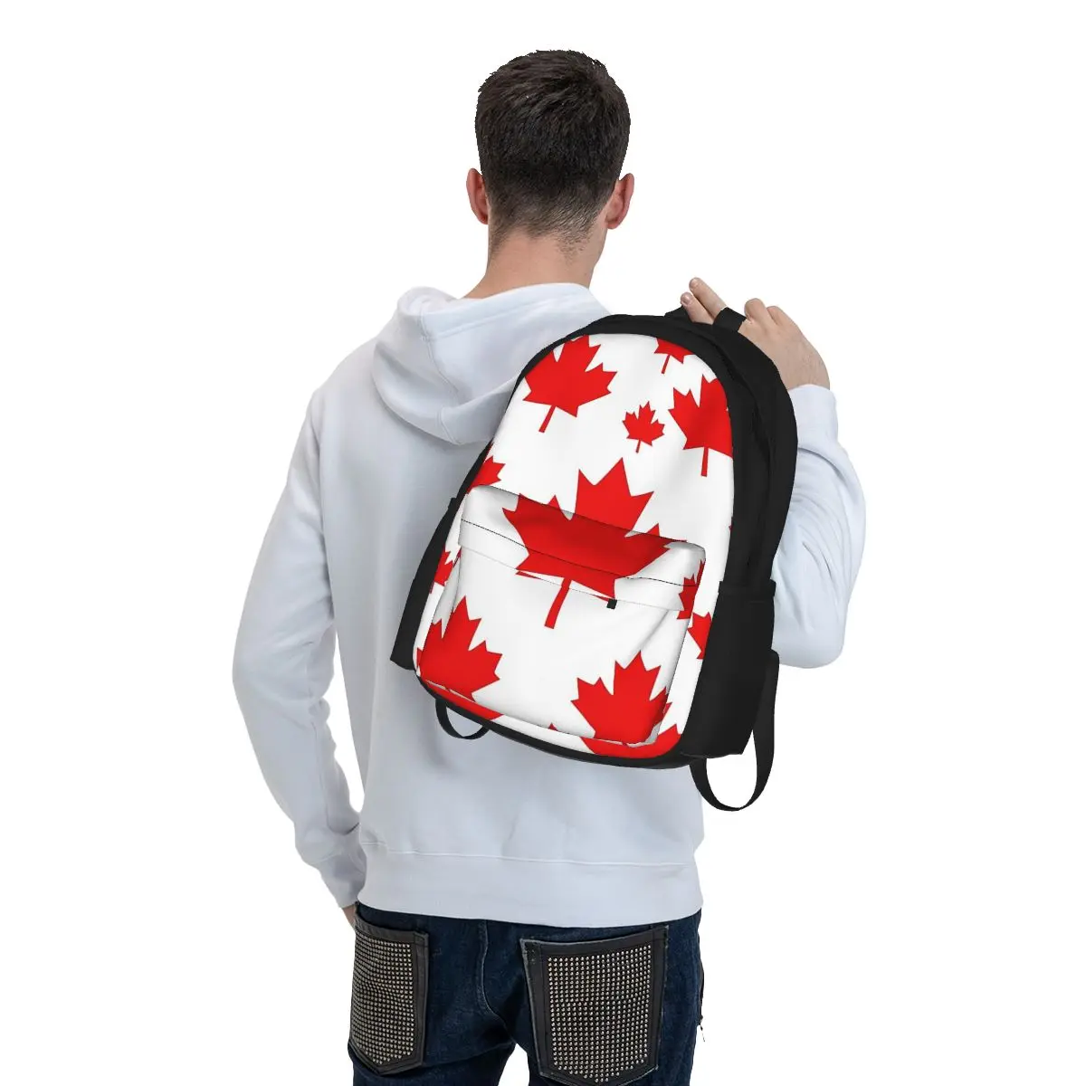 Kanada Flagge nationale Kultur Rucksäcke Jungen Mädchen Bücher tasche Studenten Schult aschen Cartoon Kind Rucksack Laptop Rucksack Umhängetasche