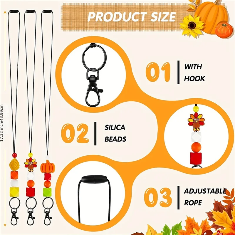 Qy-3PCS مجموعة اسهم لطيفة لشارات الهوية والمفاتيح للنساء، مجموعة حبل مطرزة مع سلسلة مفاتيح لطلاب الممرضات