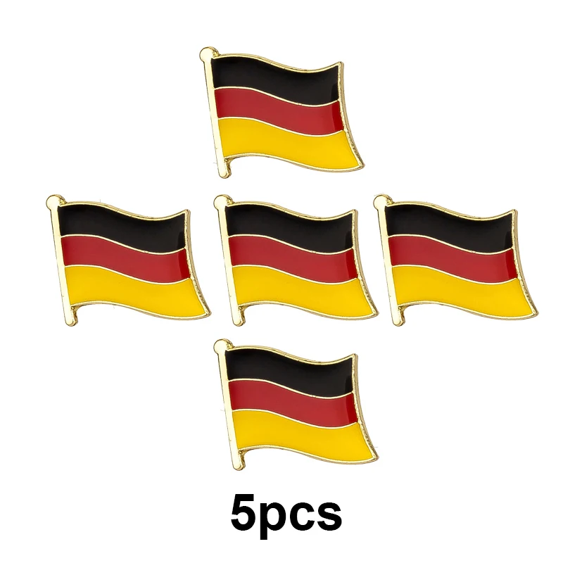 1-100 Stück viel Deutschland Flagge Anstecknadel Flagge Abzeichen Brosche Pins Abzeichen