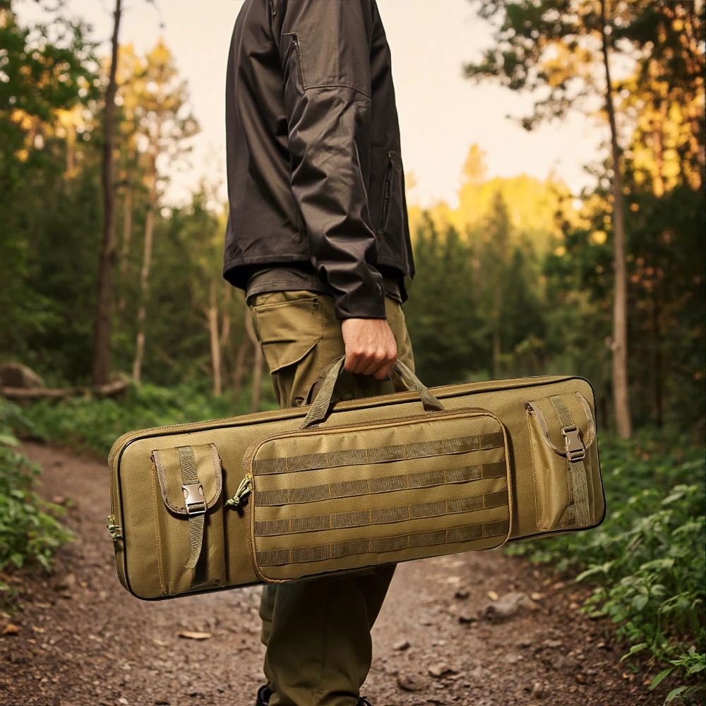 36' 48' Taktischer Gewehrkoffer, langer Gewehraufbewahrungskoffer, weiche Tasche, perfekt für die Aufbewahrung und den Transport von Gewehren und Pistolen. – Detail 4