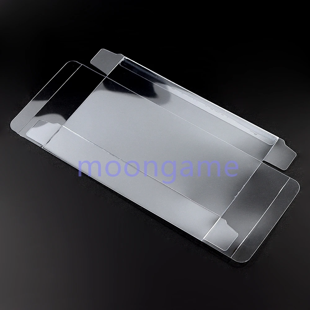 10 قطعة صندوق PET نسخة JP لتخزين حامي SFC صندوق ألوان مجموعة عرض صندوق شفاف #5