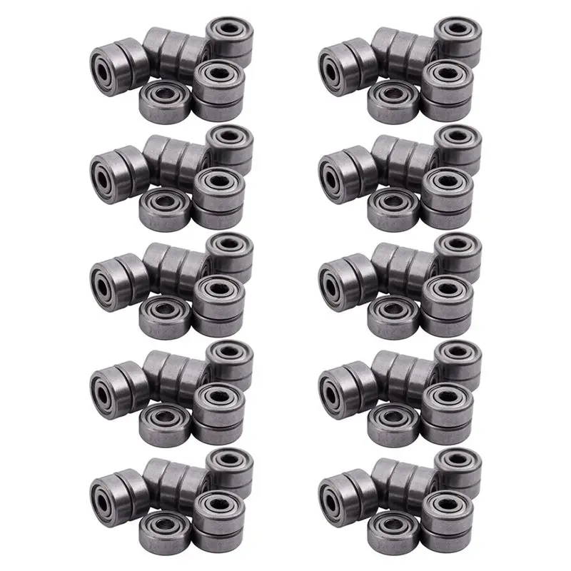 A84X-100 Pieces Miniature Radial Ball Bearings 623ZZ 3X10x4mm For RC Car Practico