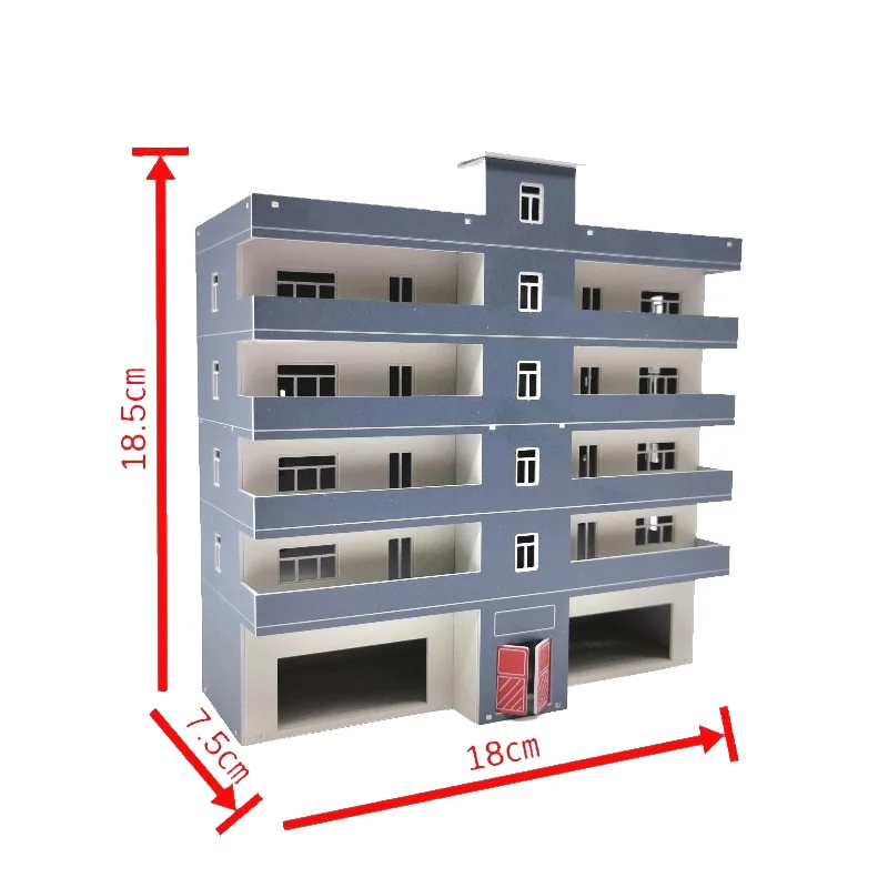 Brinquedo plástico da arquitetura do conjunto, ensino escolar, cena do modelo do edifício, 1: 144, 150, 100