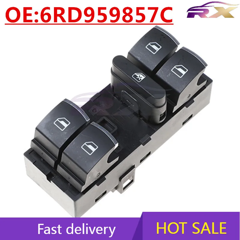 

OEM:6RD959857C Suitable For Audi Volkswagen Polo Car Glass Lifter Power Windows Control Switch