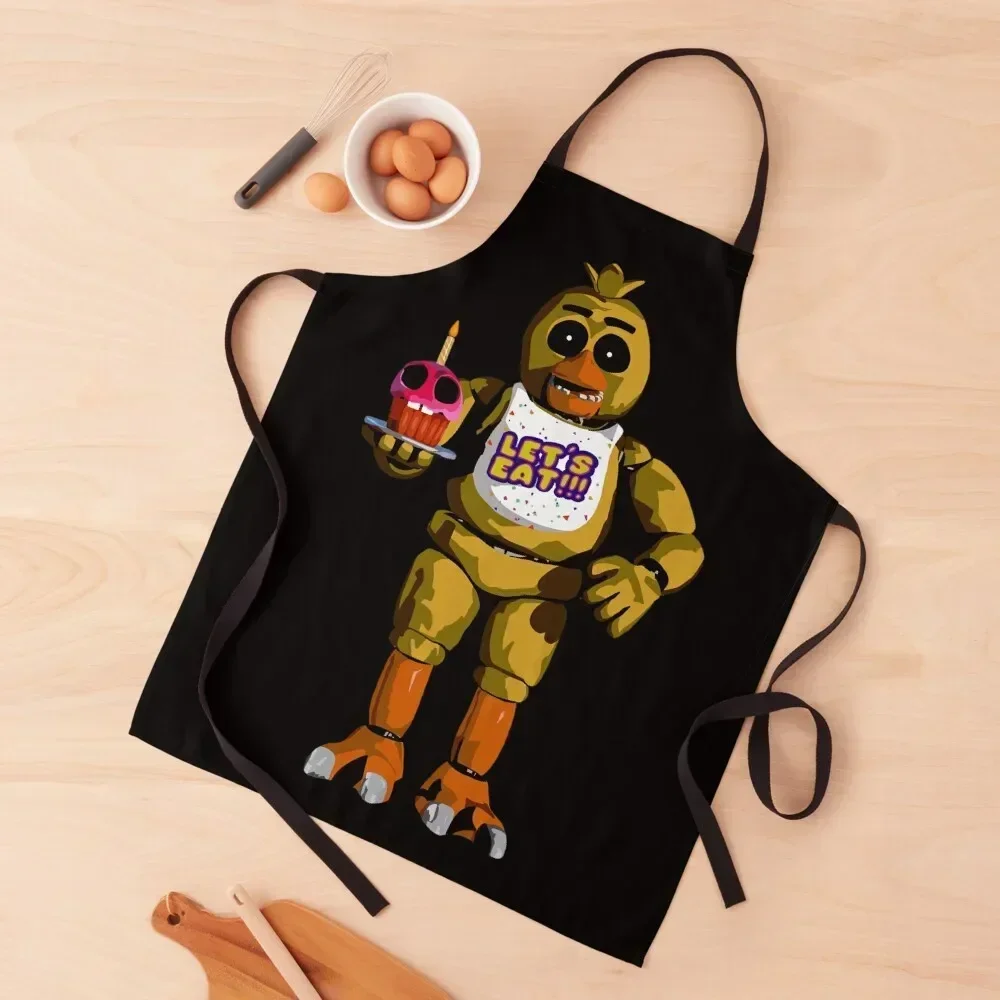 

Chica the Chicken - POSSESSED Apron For Man Haircut Kitchen Accessories 2022 chef for man For Hairdresser Apron