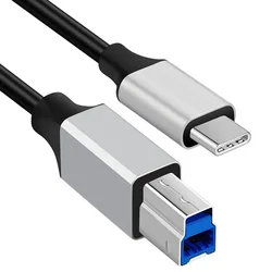 6FT Type C to USB 3.0 Type B Printer Cable Data USB3.0 Cable for Mac Pro Dell Cell Phone & HP Printer Hard Disk 0.5M 1M 2M