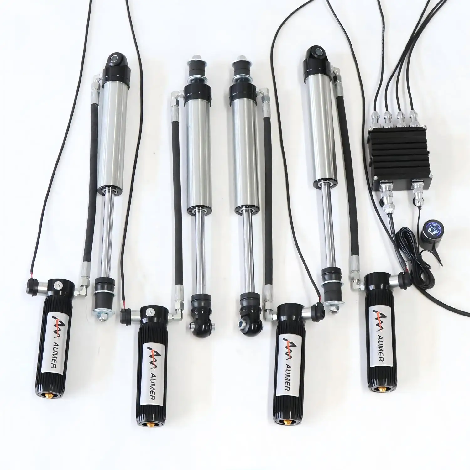 

Aumer 4wd Remote Adjustable Electronic Shock Absorber 4x4 Off Road Suspension Lift Kit For W460 W461 W463 G55 AMG MERCEDES BENZ