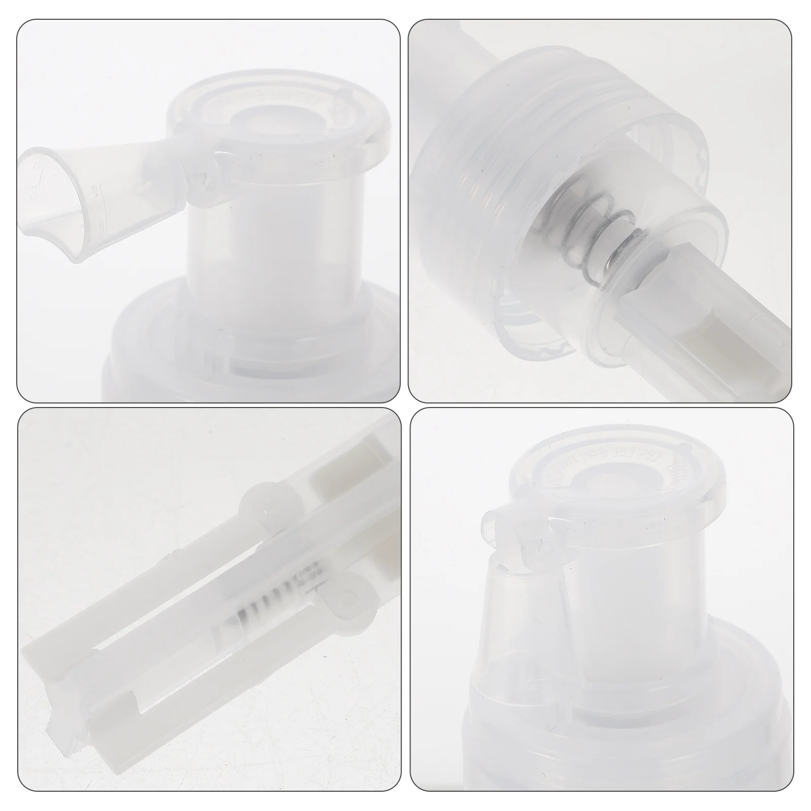 

180Ml Spray Bottle Transparent Dry Spray Container Refillable Powder Dispenser For Salon Barbershop Body Powder Sprayer