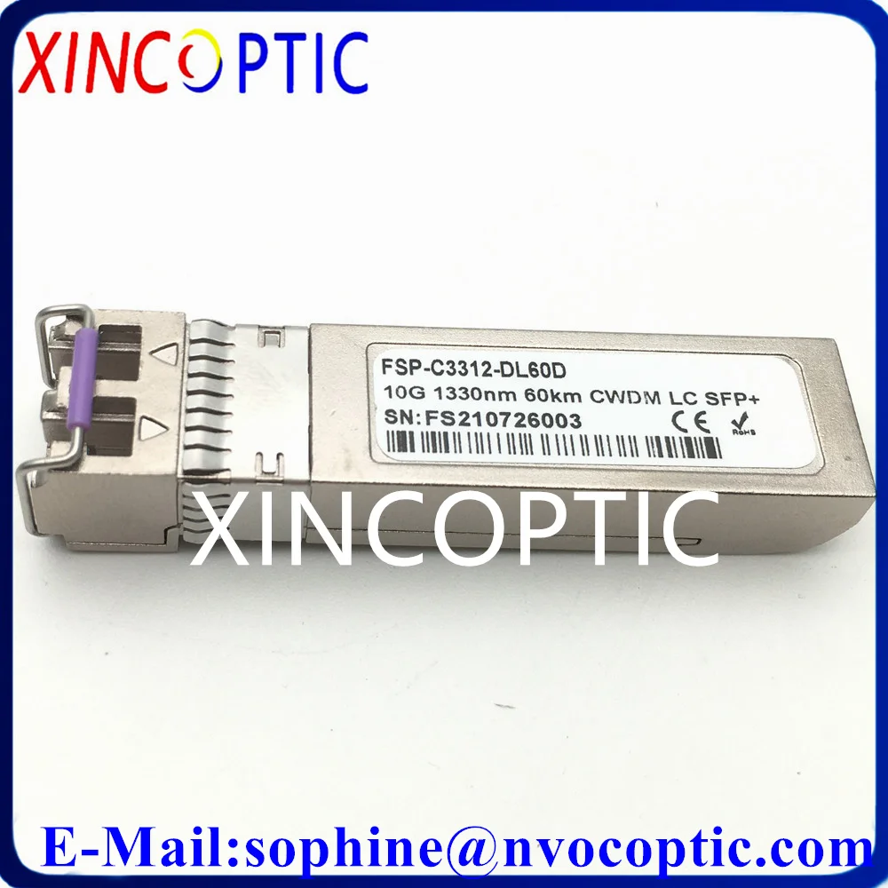 

10GBASE 10G CWDM SFP+ 60km 1350/1370nm Single Mode Duplex LC Dual Fiber Optic Transcevier Module for Cisco/Mikrotik/Huawei