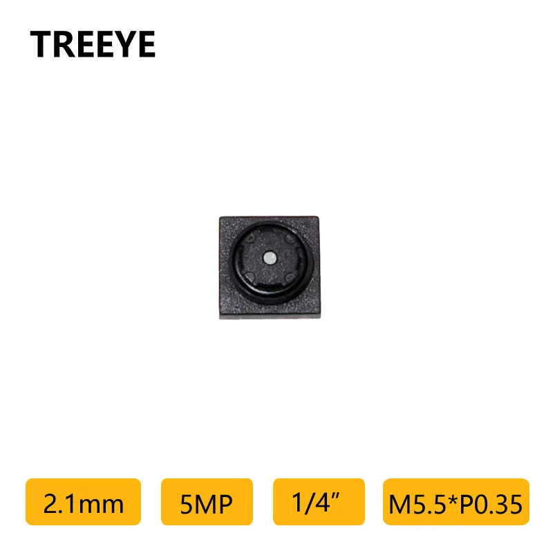 

HD 5.0Megapixel 2.1mm M5.5 Lens 1/4" 5MP Barcode QR Scanning Camera Lens 90° Wide Viewing Angle