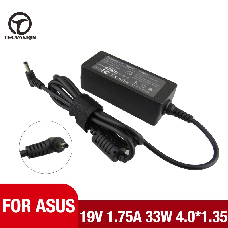 19V 1.75A 4.0*1.35 Laptop AC Adapter for ASUS Vivobook X200CA X200C X200 Chromebook C202SA C202S C300 S200E Q200E X403M Charger