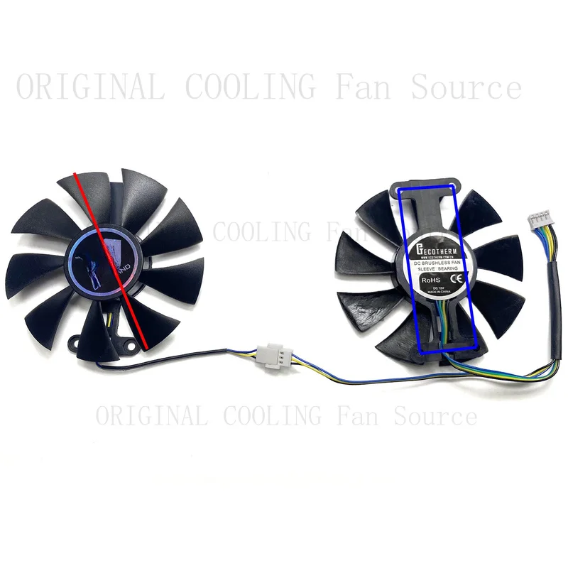 R+  Replacement Graphics Card Cooling Fan Part for DATALAND RX480 470 470D 580