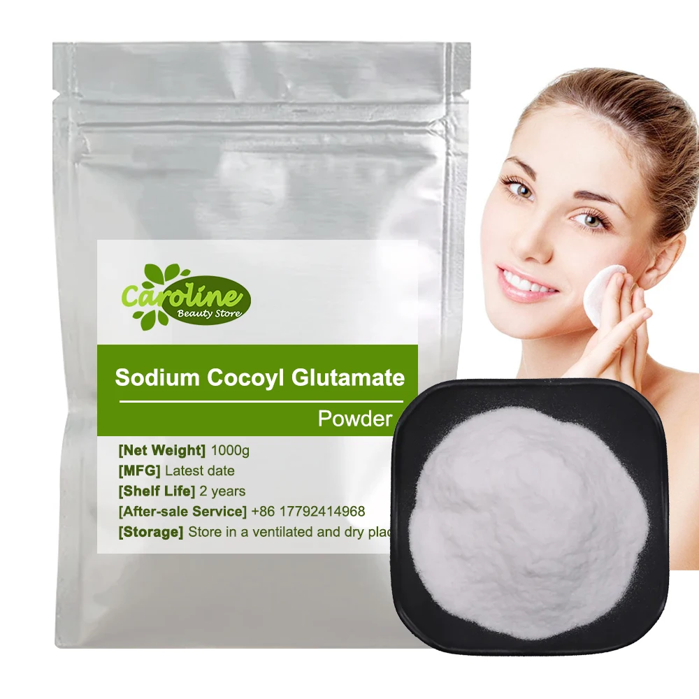 Best Price 50-1000g Cosmetic Raw Material Sodium Cocoyl Glutamate Powder Surfactant For Shampoo & Gel