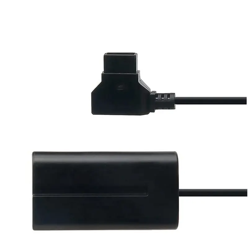 ABZZ-2X Coiled D-Tap To L-Series F550 Battery Dummy Cable For Sony Feelworld/Atomos Shinobi Small Hd/Andycine Camera Monitor
