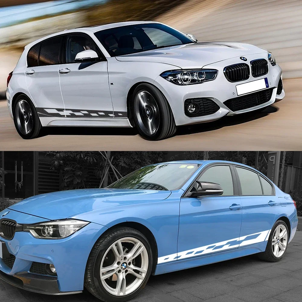 2 stücke Auto Körper Seite Streifen Aufkleber Vinyl Auto Aufkleber Geeignet Für Alle Auto Seite Trim Aufkleber Auto Außen Zubehör