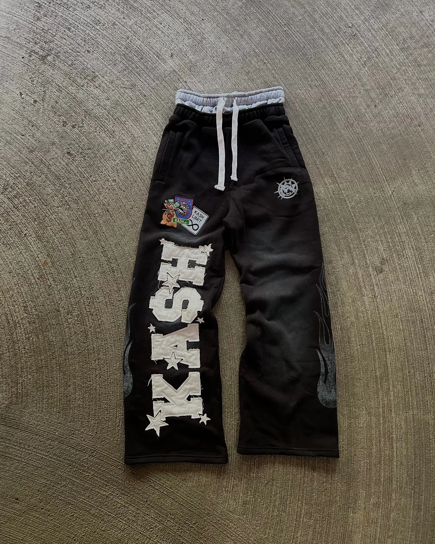 Y2K-Pantalon de sport brodé avec lettre rétro, pantalon décontracté à double ceinture, rue haute, Hip Hop, Harajuku, fjku, document bloqué, nouveau