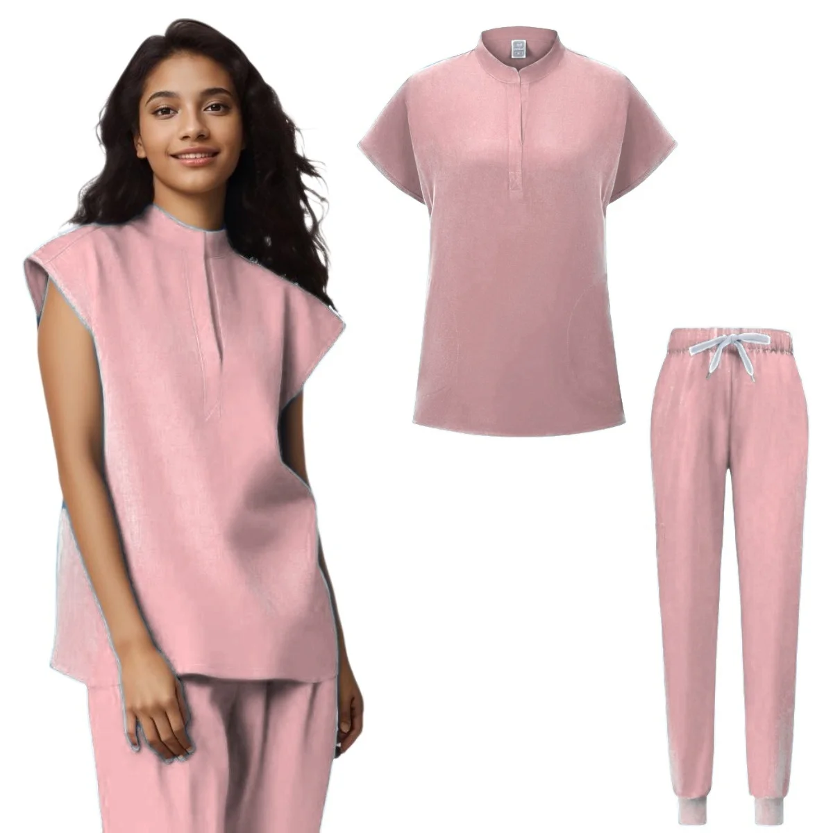 Uniformi mediche set di scrub per donna accessori per infermieri per infermiere salone di bellezza abbigliamento da lavoro per Spa tuta chirurgica laboratorio ospedale generale