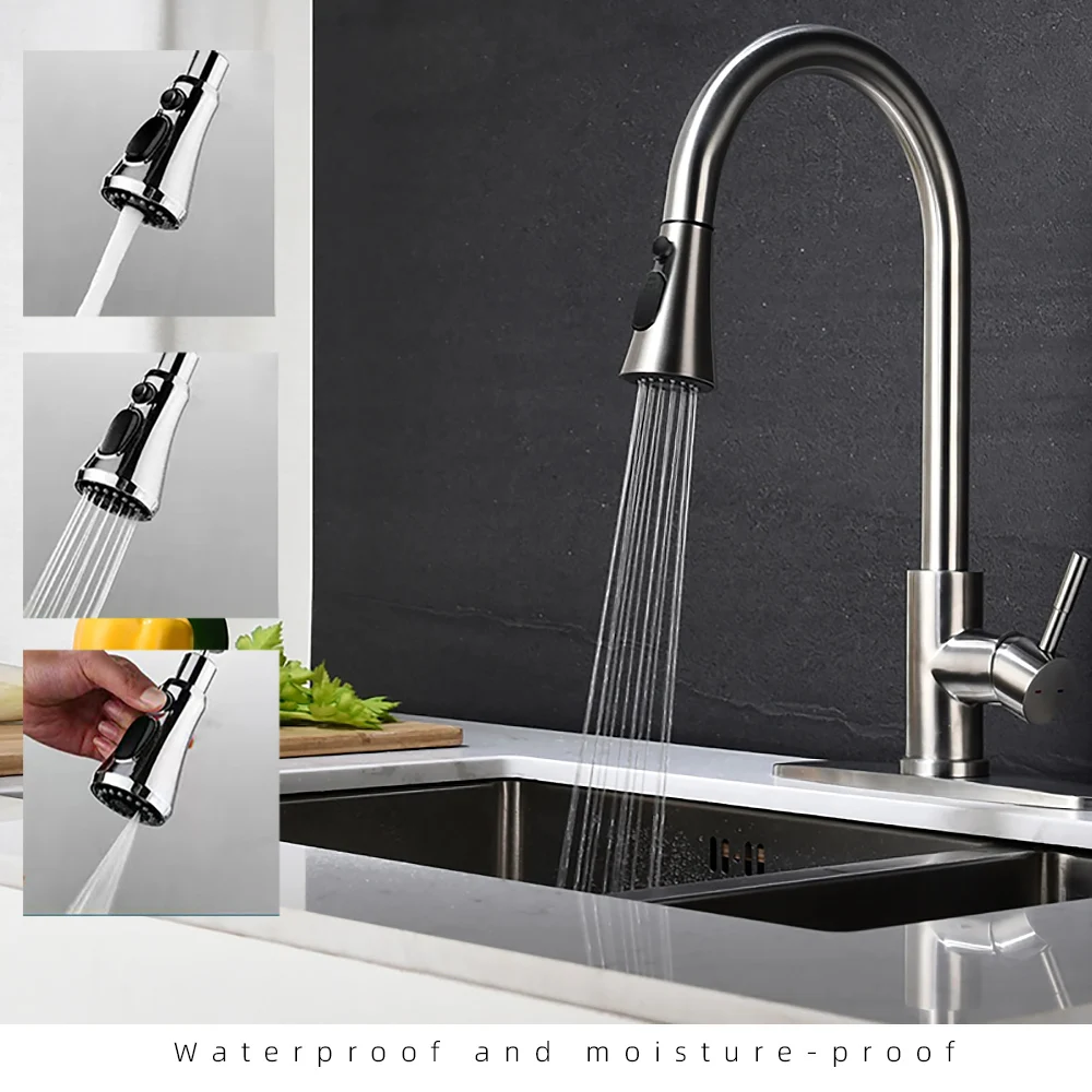 720° Rotatable Kitchen Faucet Head Sprayer Rotating Nozzle Sink Tap Shower Replacement Accessory Bubbler High-Pressure Aerator