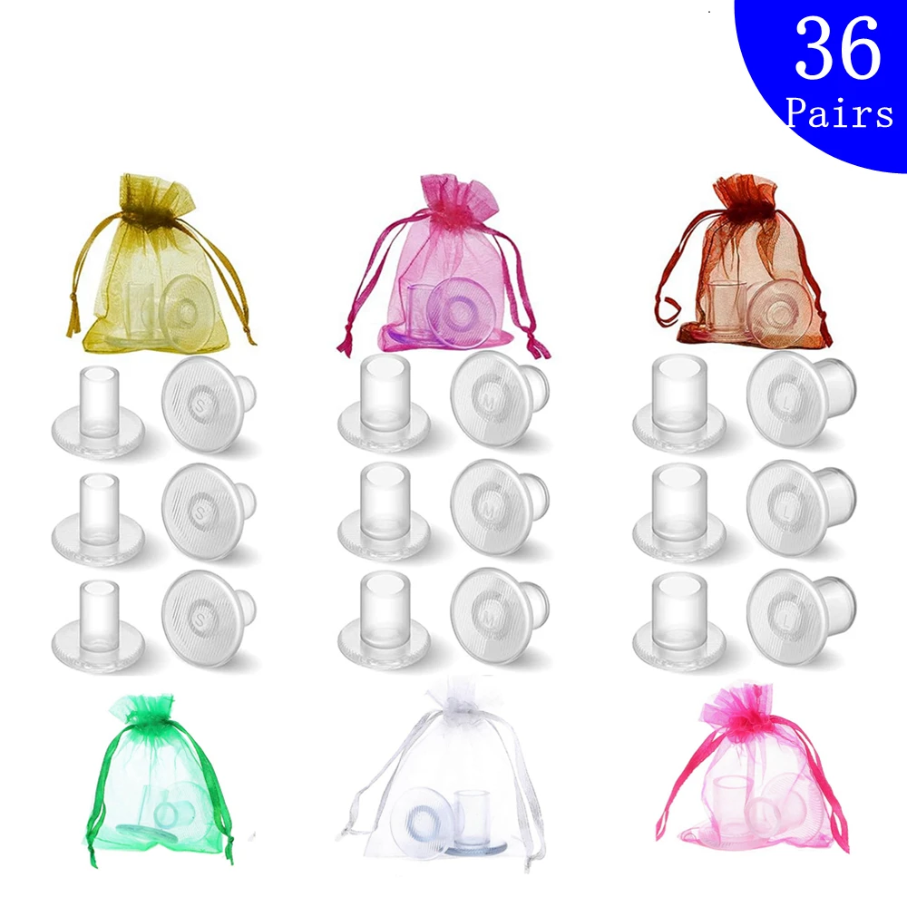 36 Pairs/Lot Heel Protector For Grass Women Shoe Heel Savers Covers Anti-slip High Heel Stoppers for Bride Outdoor Wedding Party