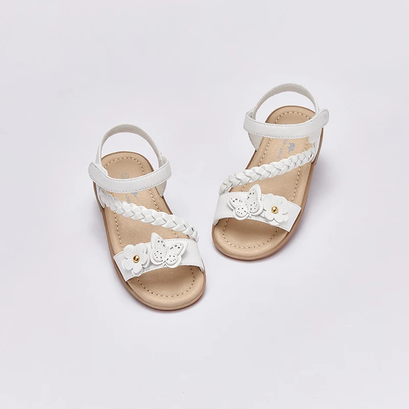 Dave Bella-Open Toe Princess Sandals para bebês, sapatos de criança, praia, ao ar livre, moda, crianças, verão, DB2241567